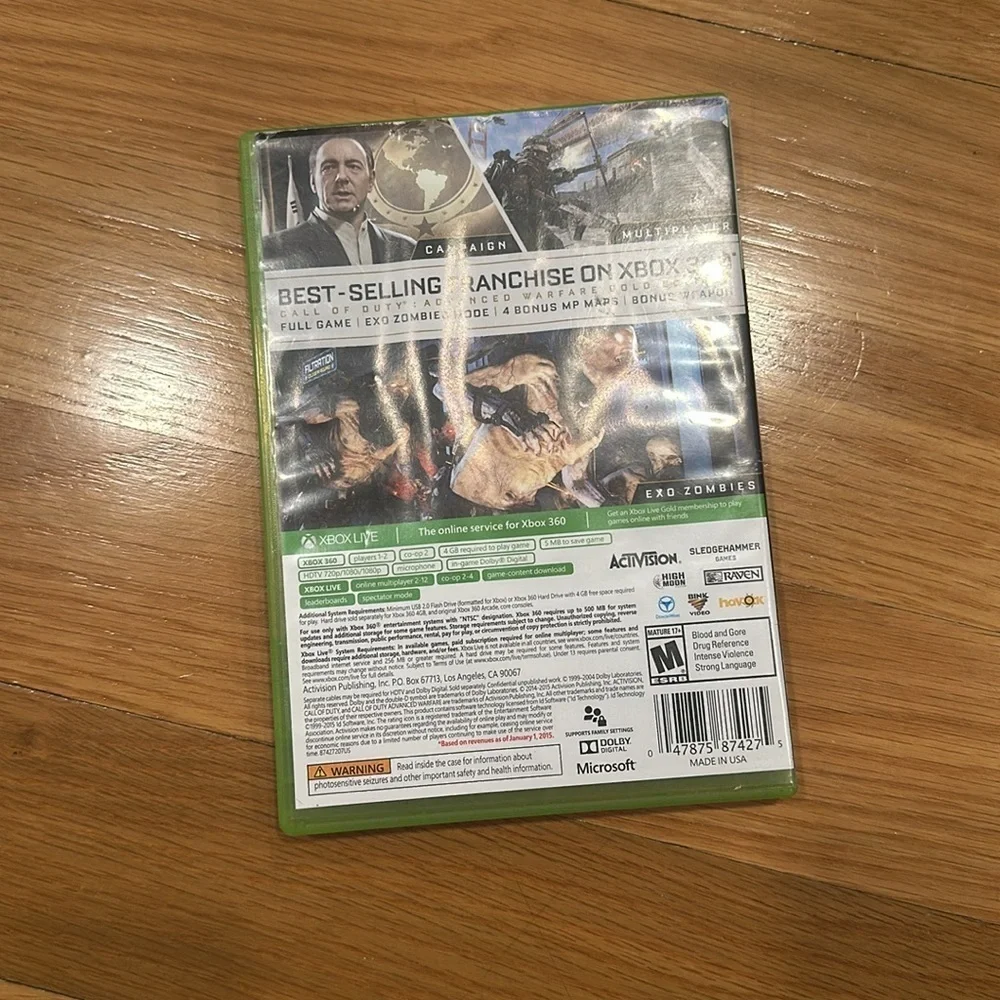 Call of Duty: Advanced Warfare Gold Edition (Microsoft Xbox 360)